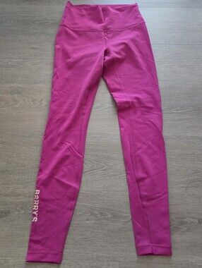 Lululemon Barry's Bootcamp Wunder Train High-Rise Tight 28 Pink Leggings 6 Gold